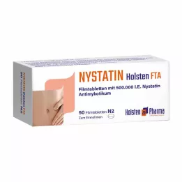 NYSTATIN Holsten filmom obalené tablety, 50 ks