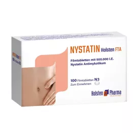 NYSTATIN Holsten filmom obalené tablety, 100 ks