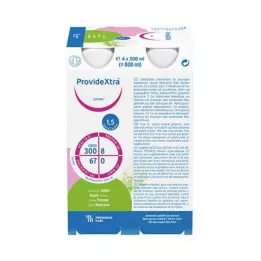 PROVIDE Fľaša na jablkové pitie Xtra Drink, 4X200 ml