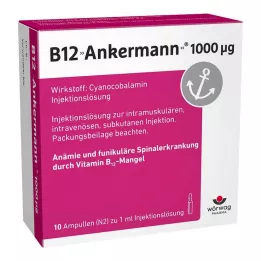 B12 ANKERMANN 1000 mg ampulky, 10X1 ml
