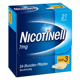 NICOTINELL 7 mg/24-hodinová náplasť 17,5 mg, 21 ks