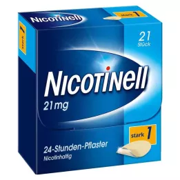 NICOTINELL 21 mg/24-hodinová náplasť 52,5 mg, 21 ks