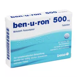 BEN-U-RON 500 mg tablety, 20 hodín