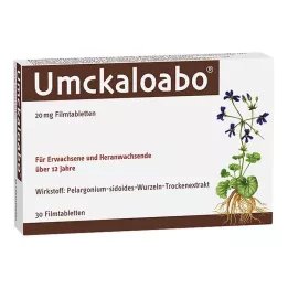 UMCKALOABO 20 mg filmom obalené tablety, 30 ks
