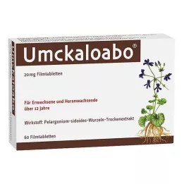 UMCKALOABO 20 mg filmom obalené tablety, 60 ks