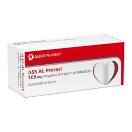 ASS AL Protect 100 mg gastrorezistentné tablety, 50 ks