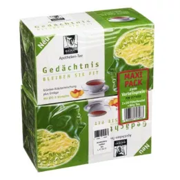BADERS Lekárenský čaj Memory Maxipack Fbtl., 2X20 St