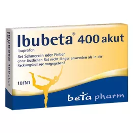 IBUBETA 400 akútnych filmom obalených tabliet, 10 ks