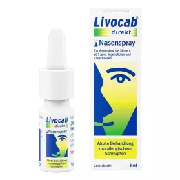 LIVOCAB priamy nosový sprej, 5 ml