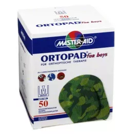 ORTOPAD pre chlapcov stredné náplasti na oklúziu oka, 50 ks