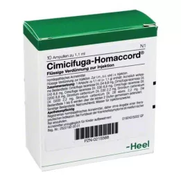 CIMICIFUGA HOMACCORD Ampulky, 10 ks