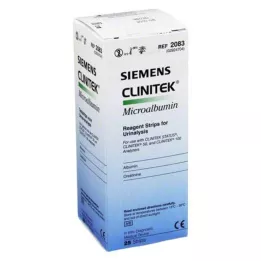 CLINITEK Mikroalbumínové testovacie prúžky na moč, 25 ks