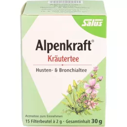 ALPENKRAFT Čaj na kašeľ a priedušky Salus Fbtl., 15 kusov