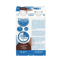 FRESUBIN vláknina 2 kcal DRINK fľaša na čokoládu, 24 x 200 ml