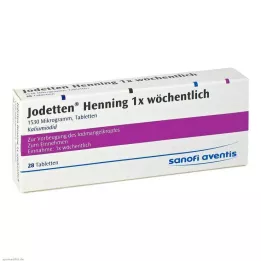 JODETTEN Henning 1x týždenne tablety, 28 ks
