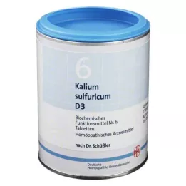 BIOCHEMIE DHU 6 tabliet Kalium sulfuricum D 3 tablety, 1000 ks