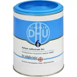 BIOCHEMIE DHU 6 ks draselnej síry D 12 tabliet, 1000 kusov