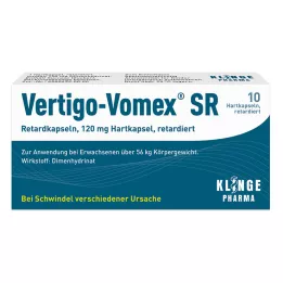 VERTIGO-VOMEX SR Kapsuly s predĺženým uvoľňovaním, 10 ks