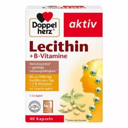 DOPPELHERZ Kapsuly Lecitín+B-vitamíny, 40 ks