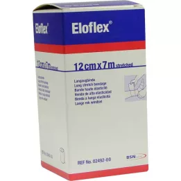 ELOFLEX Kompresný obväz 12 cm x 7 m, 1 kus