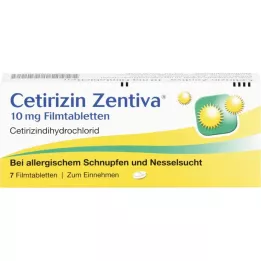 CETIRIZIN Zentiva 10 mg filmom obalené tablety, 7 ks