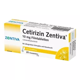 CETIRIZIN Zentiva 10 mg filmom obalené tablety, 20 ks