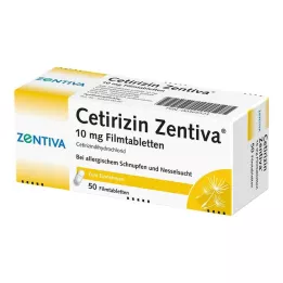 CETIRIZIN Zentiva 10 mg filmom obalené tablety, 50 ks