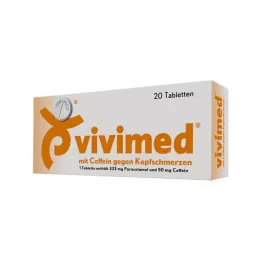 VIVIMED s kofeínom tablety proti bolesti hlavy, 20 ks