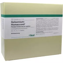 GELSEMIUM HOMACCORD Ampulky, 100 ks