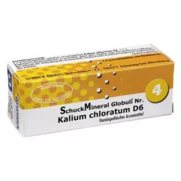 SCHUCKMINERAL Globule 4 chloratum draselný D6, 7,5 g