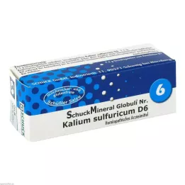 SCHUCKMINERAL Globule 6 draselné síry D6, 7,5 g