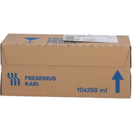 GLUCOSTERIL 5 % infúzny roztok zo sklenenej fľaše, 10 x 250 ml