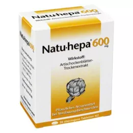 NATU HEPA 600 mg pokryté tablety, 50 hodín