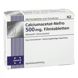 CALCIUMACETAT NEFRO 500 mg filmových tabliet, 100 ST