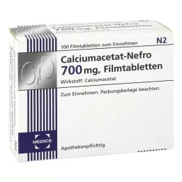 CALCIUMACETAT NEFRO 700 mg filmom obalené tablety, 100 ks