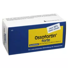 OSSOFORTIN Forte žuvacie tablety, 120 hodín