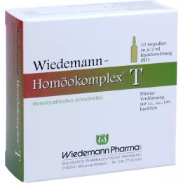 WIEDEMANN Homeocomplex T ampulky, 10X2 ml
