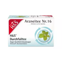 H&S Hnačkové čajové filtračné vrecká, 20X1,5 g