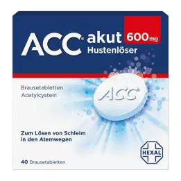 ACC akut 600 šumivých tabliet, 40 ks