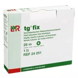 TG fixná sieťová bandáž B 25 m biela, 1 ks