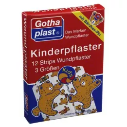GOTHAPLAST Detské sadrové pásiky, 12 ks