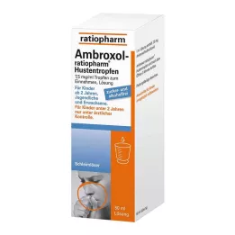AMBROXOL-ratiopharm kvapky proti kašľu, 50 ml