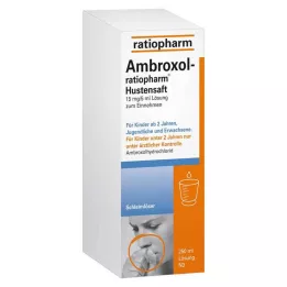 AMBROXOL-ratiopharm sirup proti kašľu, 250 ml