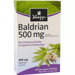 KNEIPP Valeriána lekárska 500 obalené tablety, 90 ks
