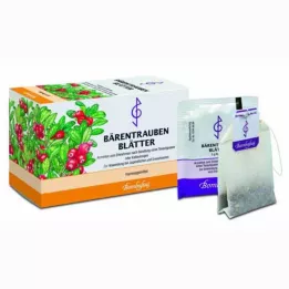 BÄRENTRAUBENBLÄTTER Filtračné vrecká, 20X3 g