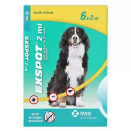 EXSPOT Roztok pre psov, 6X2 ml