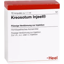 KREOSOTUM INJEEL Ampulky, 10 ks