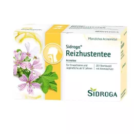 SIDROGA Filtračné vrecká na čaj na suchý kašeľ, 20 x 0,9 g