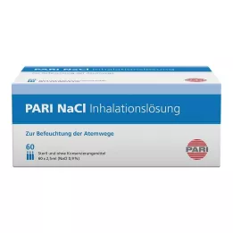 PARI Ampulky s inhalačným roztokom NaCl, 60 x 2,5 ml