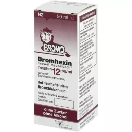 BROMHEXIN Krewel Meuselb. Kvapky 12 mg/ml, 50 ml